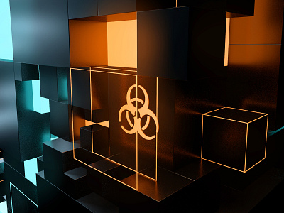 Magic Cube c4d design