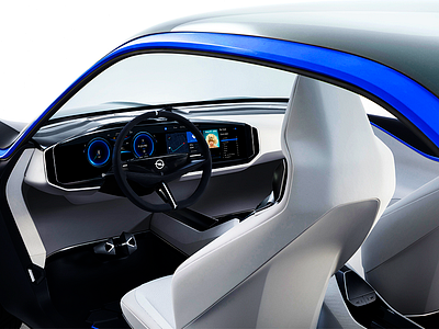Opel GTX Dashboard Design car concept dasboard opel panel ui ux design ux design