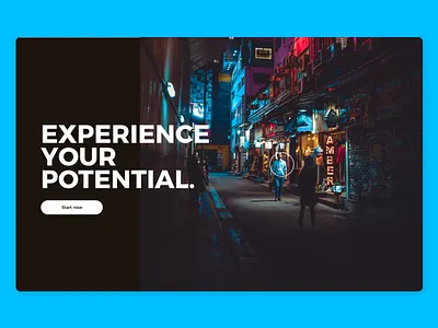 Landing Page adobexd dailyui landingpage typography ui uiux ux