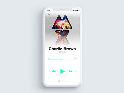 Daily UI #009 - Music player daily ui 009 dailyui design design app iphone iphone x music player music player ui uidesign uiux uiuxdesign