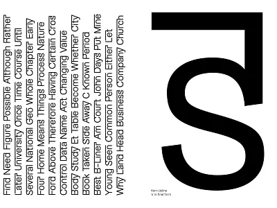 Kern Upline book editorial font kerntypefaces specimen typography