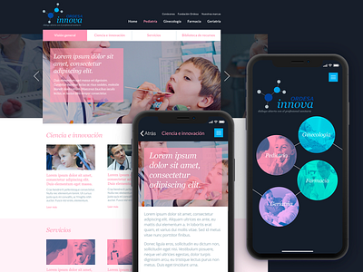 Ordesa Innova app branding design interface ui ux web