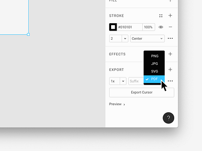 PDF Export in Figma design pdf product tool