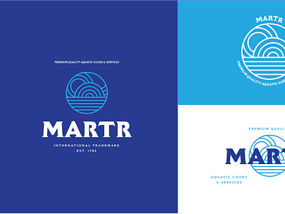 Martr blue branding design icon learning logo logo marks typography vector