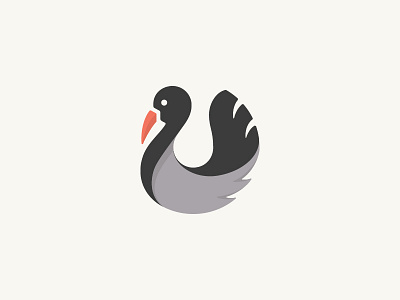 SWANBAB animal beautiful beauty business circle concept creative design flying graphic icon illustration logo logotype massage swan swans symbol template vector