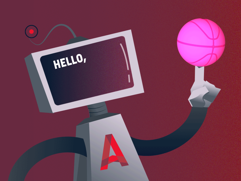 ATLARGE Debut after affects animation debut design dribbbble illustration vector