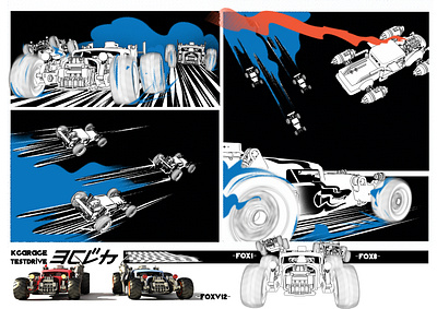 test drive race car