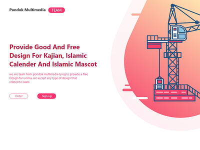 UI Landing Page ui uidesign