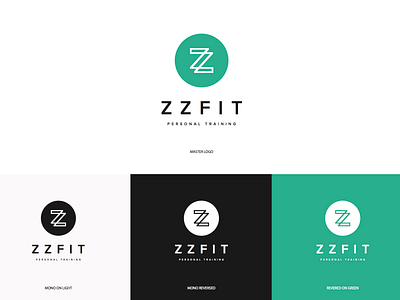 ZZ Fit branding branding design design graphic design icon layout logo logo a day typography