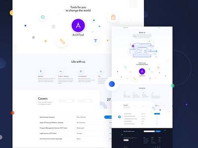 Building Software website app blue clean clean app landing colors digital elegant flat gradient illustration juicy layout minimal shadow simple ui uidesign vector