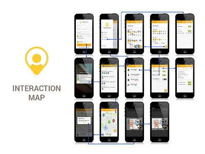 Interaction map app bootstrap dashboard design html interaction interaction design map photoshop responsive saas ui ux web webapp website