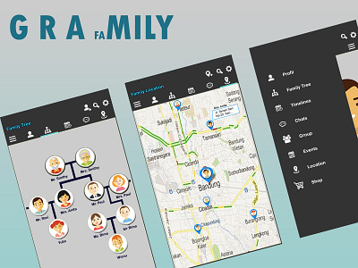 Gra-mily Protoype Apps design ui ux