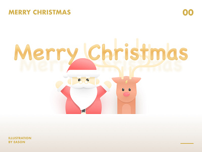 Merry Christmas christmas cute deer merrychristmas santa claus