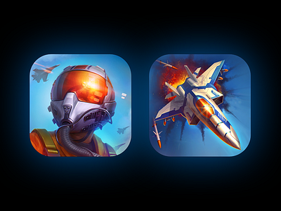 Game Icons app icon illustration plane