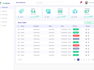 Dashboard app illustration web