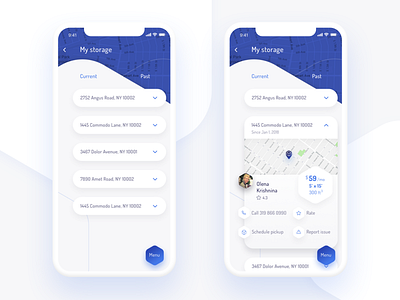 Stor | Mobile App UX/UI Design and Branding branding design hexagon list logo mobile ui ux uxui