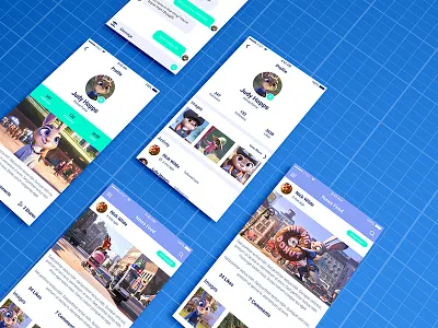 Mobile App Mockup on Blueprint android ios mobile app mock up mockup psd showcase