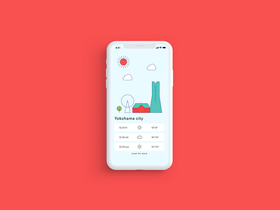 DailyUI037 : Weather app daily 100 challenge daily ui daily ui 037 dailyui design illustrator sketch ui weather