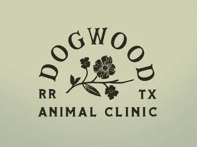 Dogwood Branding brand branding identity illustration logo texas typography