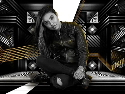 Masterpiece black white black and white design gold graphic design illustration poster vector