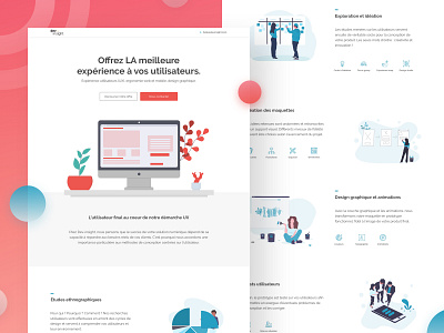 DevInsight - Landing Page design graphic design landing landing page landing page design ui ui ux design uidesign webdesign