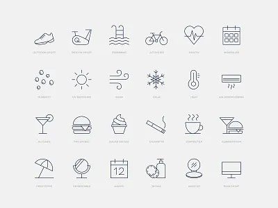 Romy Paris App Icons android cosmetics design app health icon ios line icons make up uidesign vector illustration
