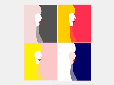 Joni Mitchell - vector study 100 day project bold graphic design illustration joni joni mitchell mighty woman minimal pop popart retro vector