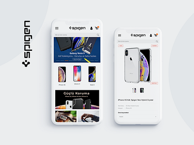 Spigen Turkey | Mobile Design addtocart adobexd apple design e commerce ecommerce homepage iphone mobile phone sale samsung shop sketch store ui ui design