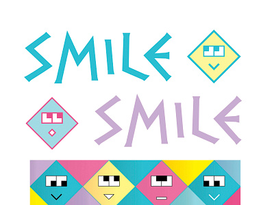 Smile Icons Set Design faces icons smile smiles