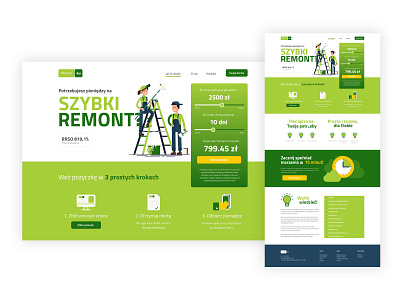 Money 4u design ilustrator onepage page ui ux ux ui webdesign www