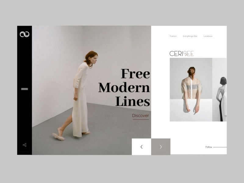 CeriSee agency fashion fashion ui minimal ui ux design uidesign website