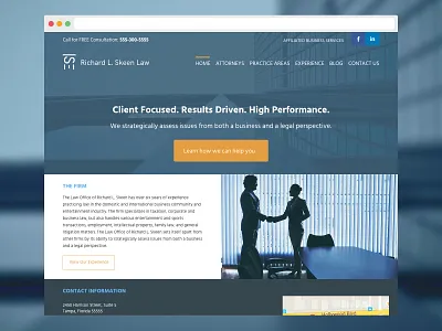 Law Firm Website law firm ux ui website