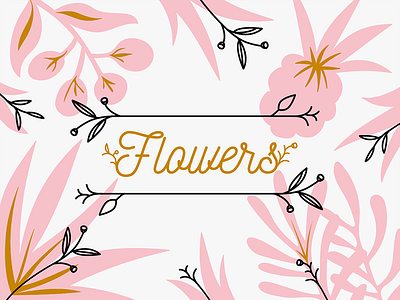 Flowers arrowheads colors gif illustration illustrator