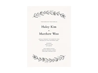 wedding invitation design illustration wedding invitation wedding invite