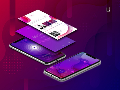 'Bling' Application Mockup ui ux design