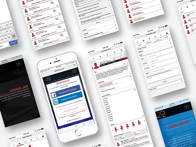 Old UI / UX for SellStrap Web App adobe illustrator mobile ui ux web design