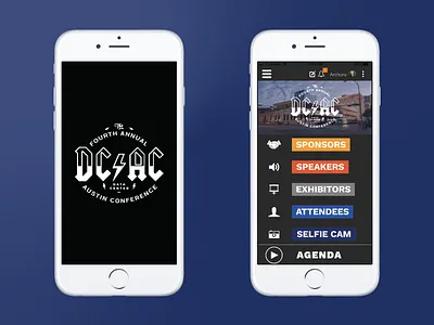 DCAC Splash Screen and User Interface app branding creative creative director design graphic design icon iphone tech ui ui ux design user experience user interface ux ux design vector