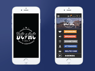 DCAC Splash Screen and User Interface app branding creative creative director design graphic design icon iphone tech ui ui ux design user experience user interface ux ux design vector