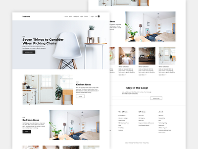 Working on a New Theme clean columns design grid layout minimal typography ui ux wordpress wordpress theme