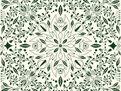Evergreen botanical drawing flora floral floral design illustration leaf leaves nature ornament ornamental ornate pattern plant plant illustration procreate symmetrical symmetry