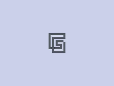 G S monogram design geometric logo monogram