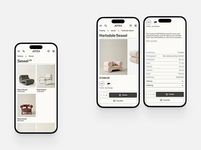 UX/UI Furniture E-Commerce Redesign Concept aesthetic design e commerce e commerce website furniture store furniture website minimal design mobile layout mobile website modern web design online store design swiss design swiss grid system ui ui design user experience user interface ux ux design web design