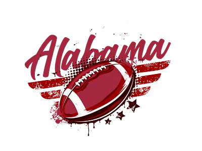 Logo Design for Alabama Crimson illustration logo