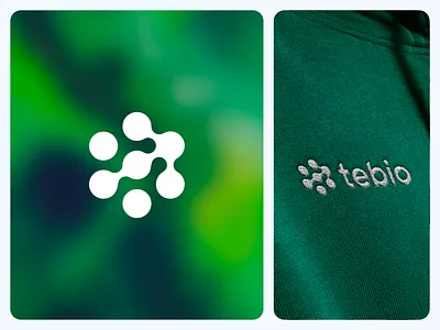 Tebio logo design agents ai arrow automation branding colecular connections digital growth hexagon icon invoice liquify logo mark molecule monogram tebio tech technology