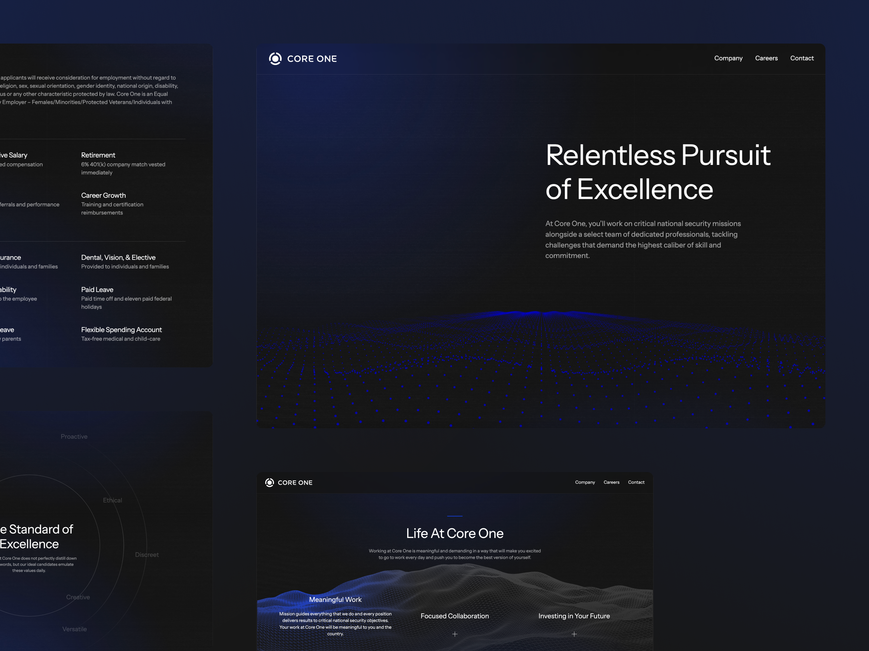 Core One - Careers Page