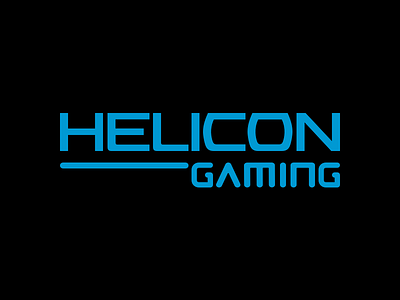 Helicon gaming Logo audio brand brandidentity branding dark design font gaming geometric identity logo logotype streaming typography vector
