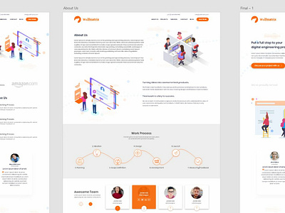 About Us page about us page company website digital agency page