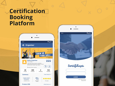 Sertifikaps: a Certification Booking Platform mobile app design ui ux design ui design ui designer ux challenge ux design ux designer