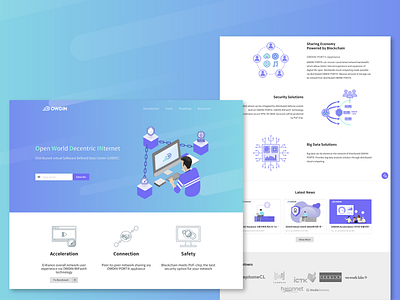 OWDIN / Web site design crypto graphic landing landing design landing page web web design website