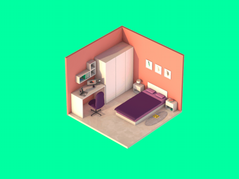 课余练习 动效插画